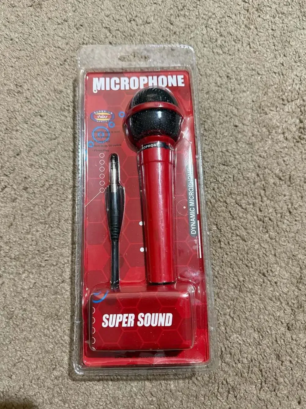 VWay Super Sound Dynamic Microphone Model KW7627